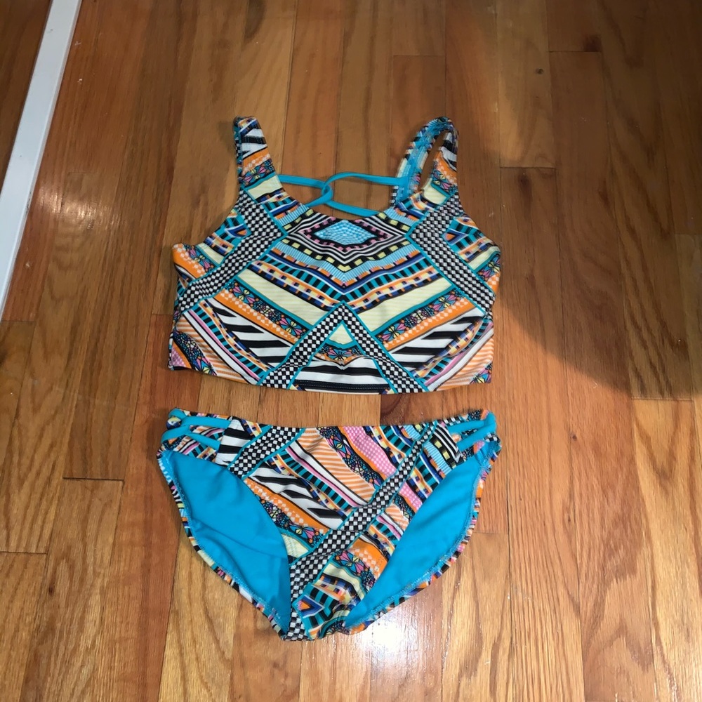 Jessica Simpson kids criss cross bikini
